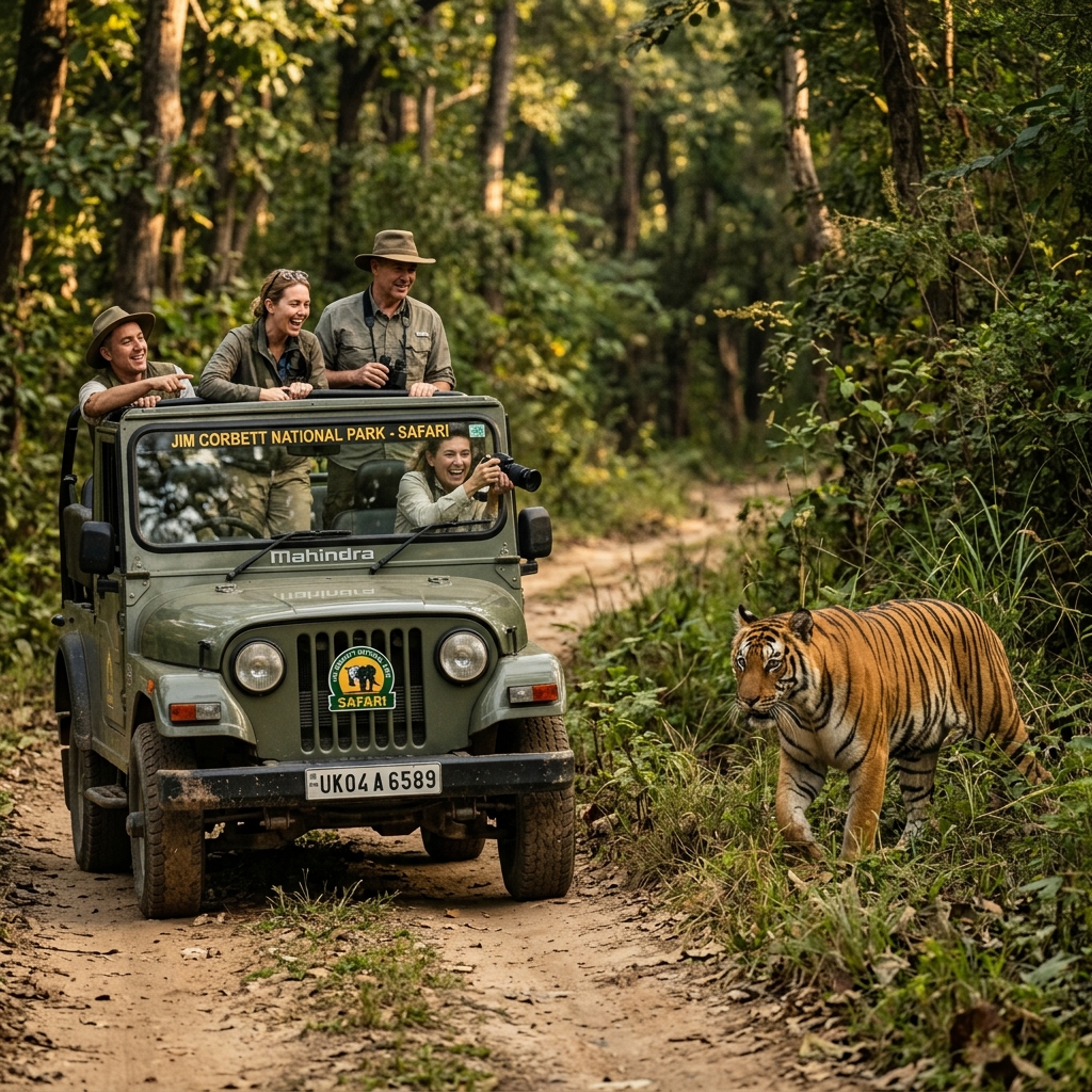Jeep safari wildlife tour